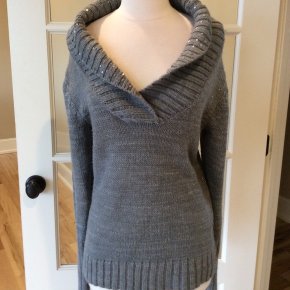 Merona Gray Sweater M Pullover - Picture 3 of 3